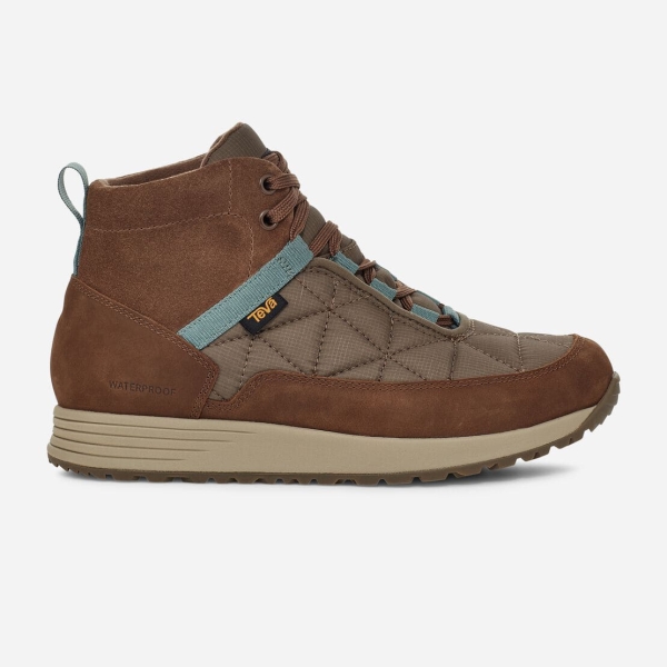 Hungary Teva Ember Commute Waterproof - Női Túracipő Sötét Barna - 532-CZUAG